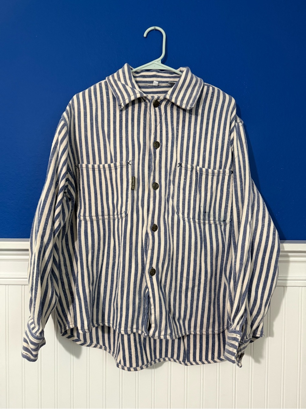 Vintage International News shirt jacket